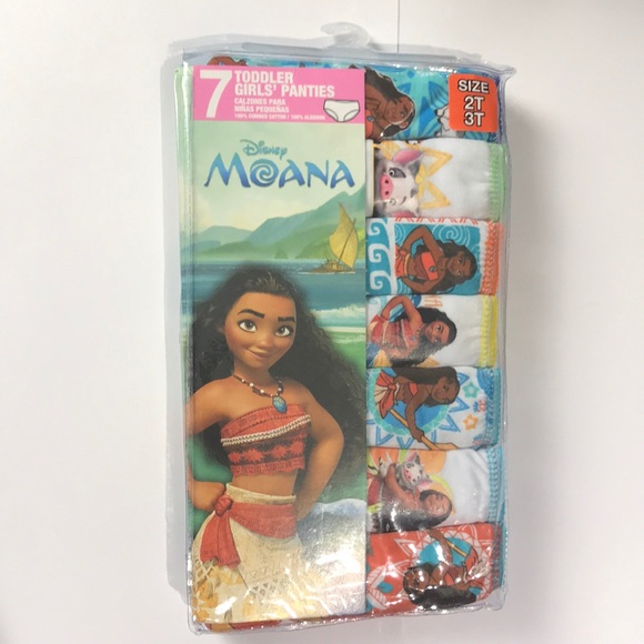 Disney Other - Moana disney underwear size2T-3T